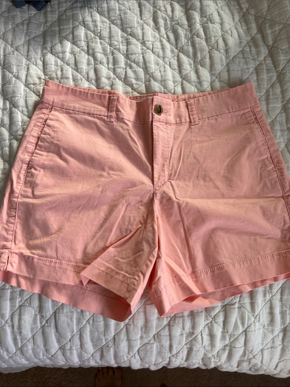 Old Navy Pink Cotton Bermuda Shorts